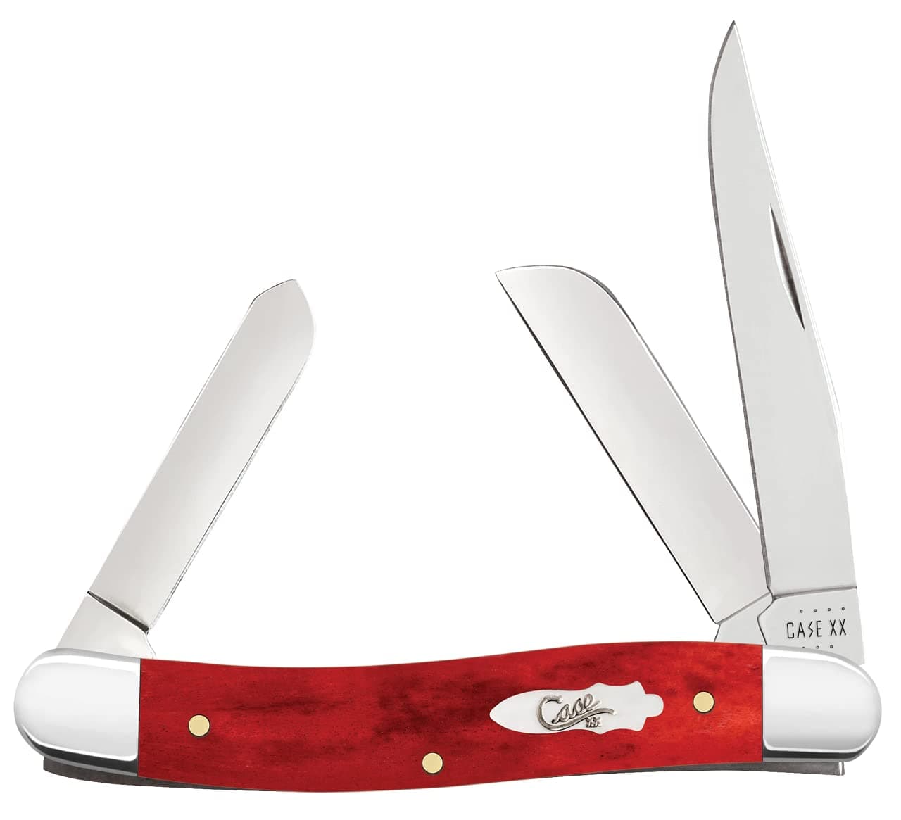 Casexx Knives Smooth Old Red Bone Stockman Stainless 11321 Pocket Knife