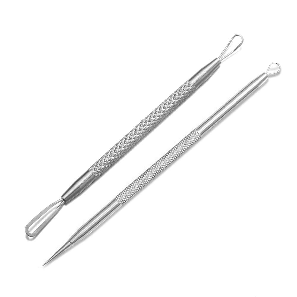 Professional Blackhead and Blemish Remover -Pimple Comedone Removal 2-in-1 Extractor Tool -by La Chat (2 Packs)