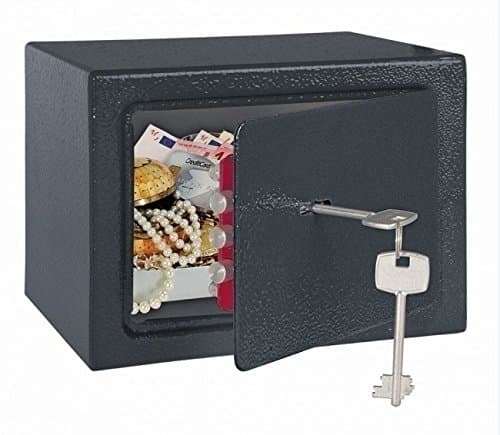 Rottner Home Star 1 Furniture Safe Security Safe Small Fire Protection Key Lock Anthracite