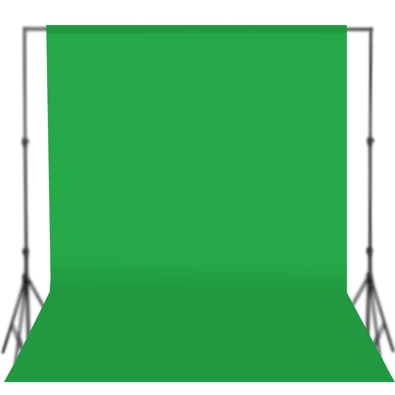 6FTX9FT Green Backdrop Background Rod Pocket for Photography Backdrop,Photoshoot Background,Video Production, Home Decoration,Weddings, Newborns, Product Photography, Screen Video, Curtain
