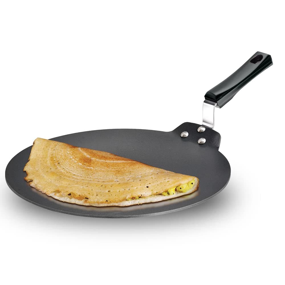 Futura 28 cm Dosa Tava, Non Stick Dosa Tawa, Small Dosa Tawa (NDT28) (Black)