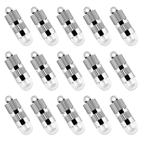 Vanble Mini LED Balloon Lights, LED Mini Party Light Non-Flashing Lighting LED Ball Lamp Miniature Light Bulbs for Paper Lanterns Party Decoration, Warm White, 15 Pcs