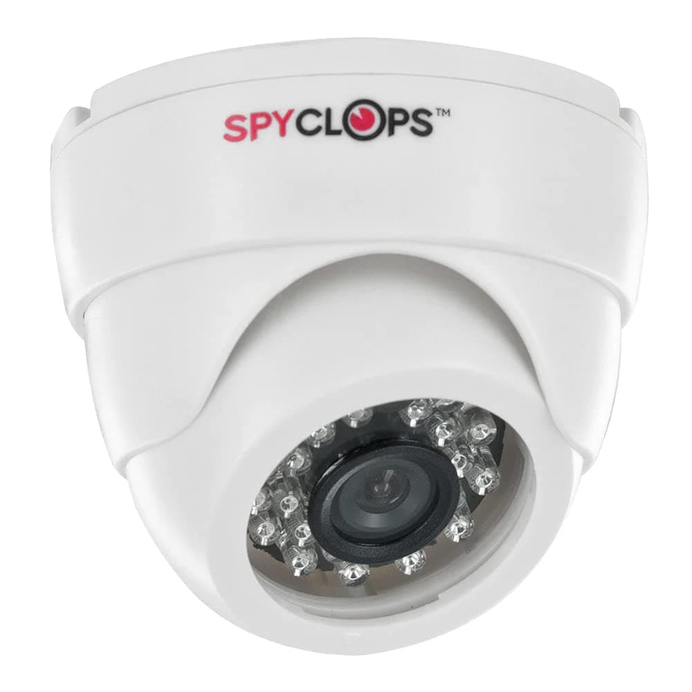 SPYCLOPS SPY-MINIDOMEW2P CCD Pasi Mii Dome Camea (Whie)
