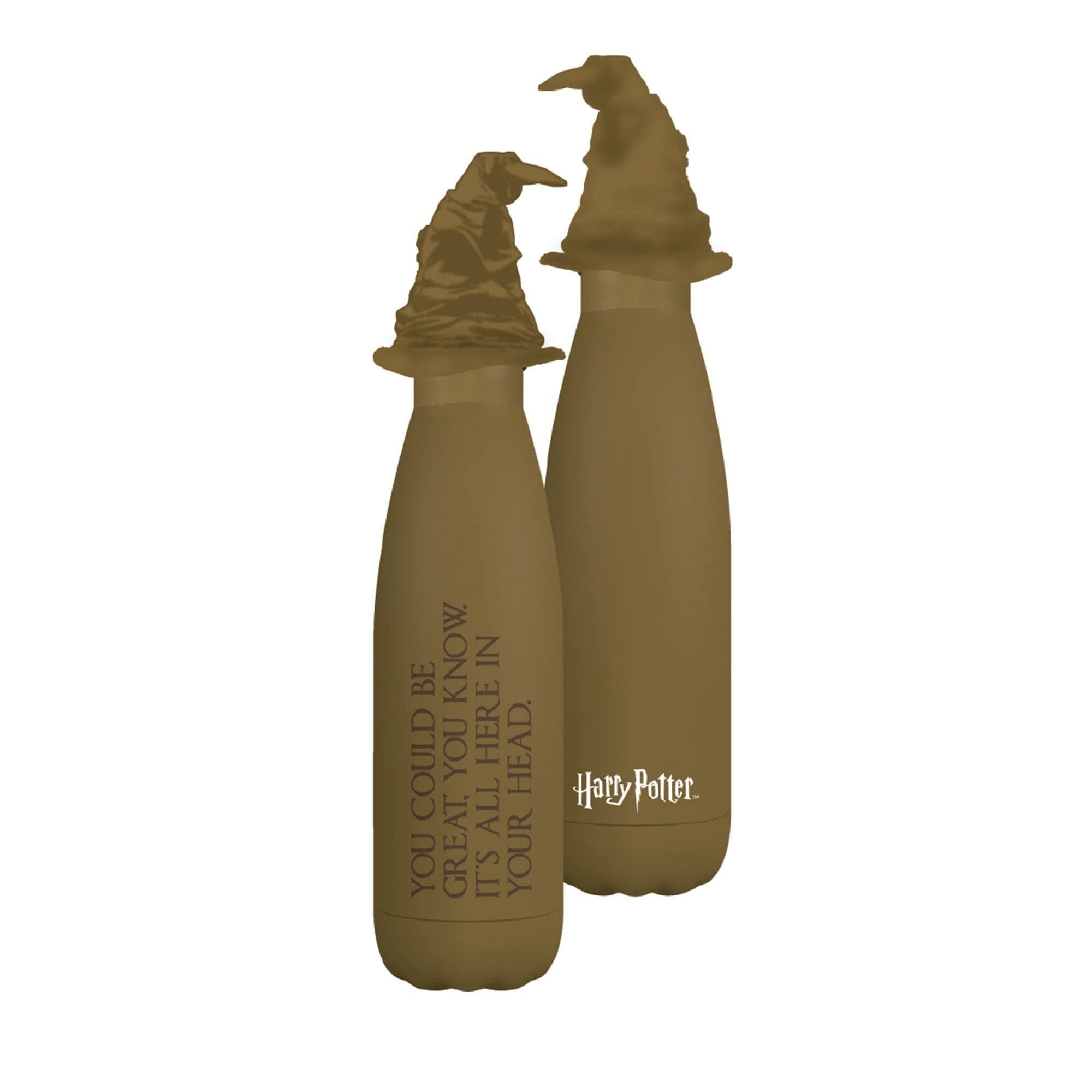 Half Moon Bay Harry Potter - Water Bottles - Harry Potter Metal Water Bottle - Sorting Hat