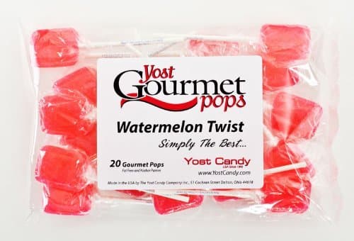 Yost Gourmet Pops, 20 Count Bag - Watermelon Twist