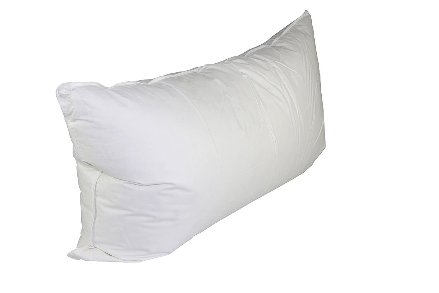White Duck Down & Feather Pillow- Pillows with Soft-Medium Support