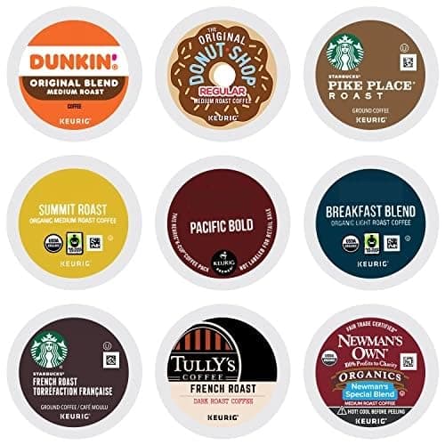 Variety K Cups Coffee Assorted Sampler Pack of Capsule Pods for Keurig Brewers - 24 Count