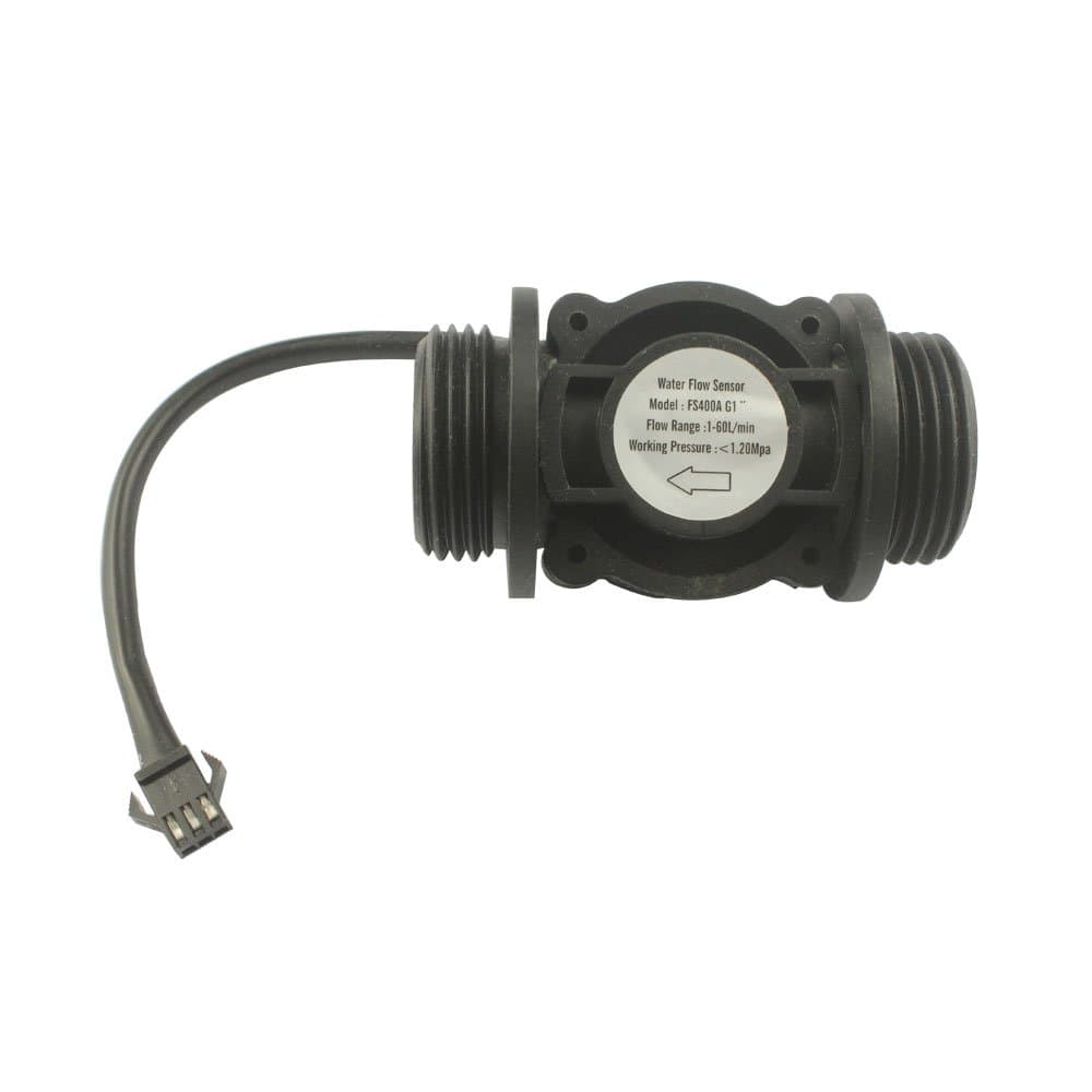 Generic DC 5~24V Water Flow Sensor Nylon + Fiber Glass, G1"