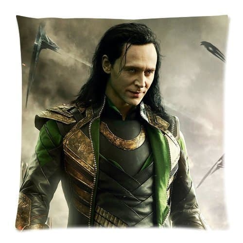Every New Day Superhero Series Thor Loki Tom Hiddleston Unique Custom Zippered Pillow Cases 18x18 inches(45x45cm) (Two sides)