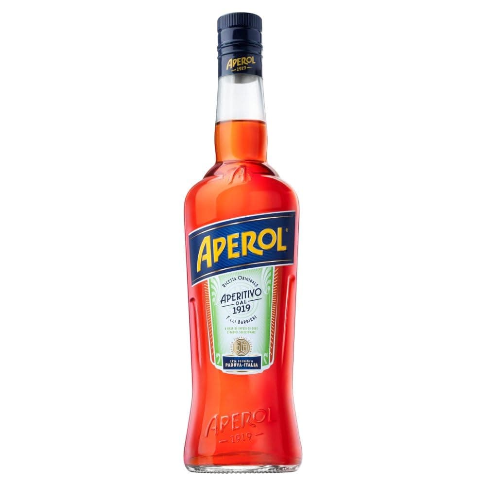 Aperol Aperitivo 70CL - 11% ABV - The unmistakable orange-coloured, bittersweet Italian Spritz