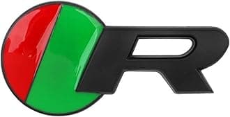 WANDEFA Car Badge Emblem for Jaguar R S XF XE XJL XJR F-PACE, Car Body Self Adhesive Sticker Decals Decorations Exterior Styling Accessories,C