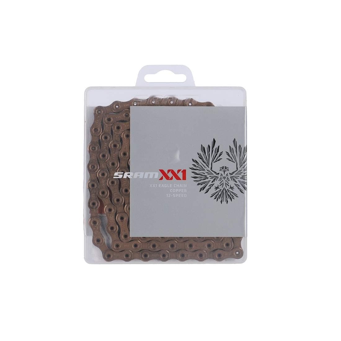 PC X01 Eagle Hollow Pin 126 Links Power Lock 12-Speed Chain - Black/Black