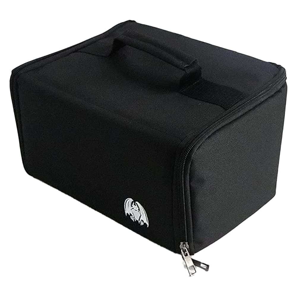 Gargoyle Miniature Carrying Case - 80 Foam Slots for 28mm Storage - DnD Case With Carry Handle - Large Pick and Pluck Layer