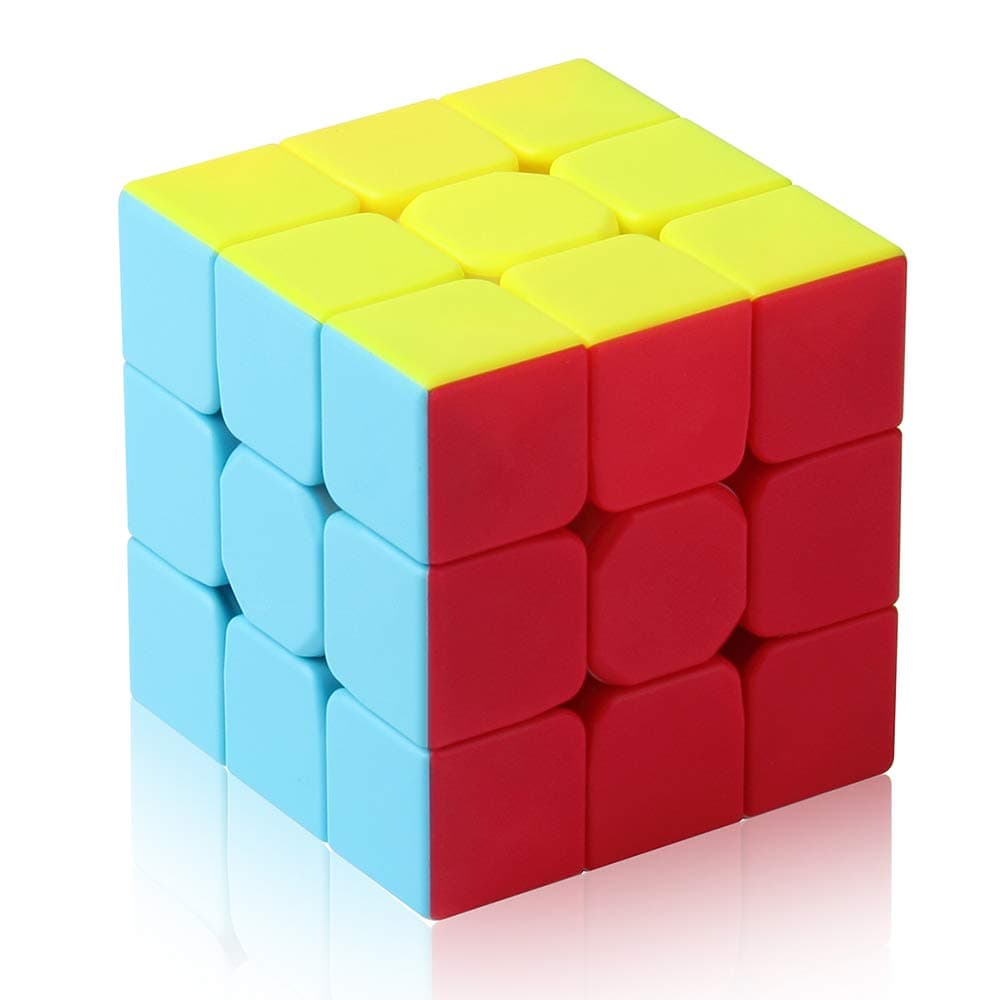 3x3 Speed Cube, 3x3x3 QYTOYS Warrior S Speed Cube Stickerless Frosted Puzzle Magic Cube (Stickerless)