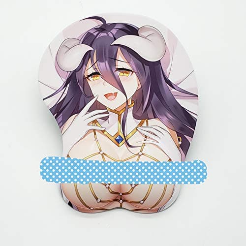 Overlord Albedo Anime Mouse Pads Gaming 3D Mousepads 2Way Skin (Overlord 3)
