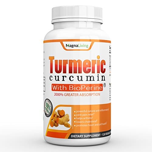 * FLASH SALE* Organic Turmeric Curcumin Bioperine Black Pepper Extract 1500mg 120 Powder Veg Capsules