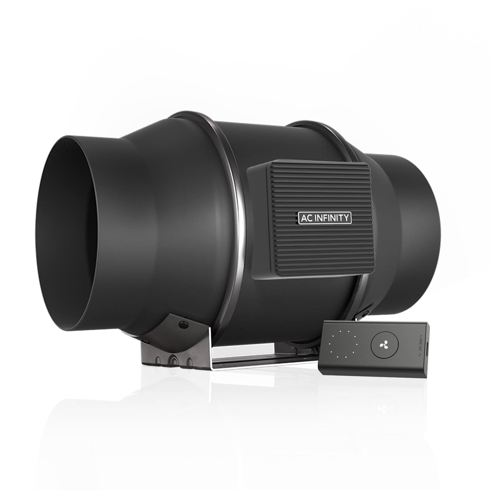 AC Infinity CLOUDLINE S6, Quiet 6” Inline Duct Fan with Speed Controller - Ventilation Exhaust Fan for Heating Cooling Booster, Grow Tents, Hydroponics