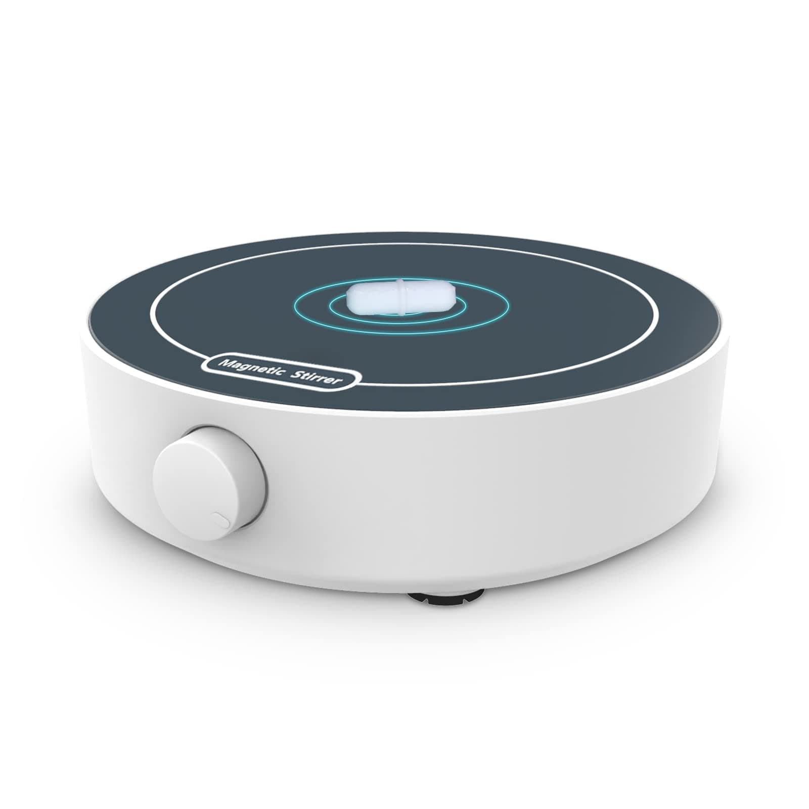 LAB FISH Laboratory Magnetic Stirrer 1800PRM Magnetic Mixer Max Stirring 3000ml Capacity Stir Plate with Stir Bar Egg for Lab and Homebrew