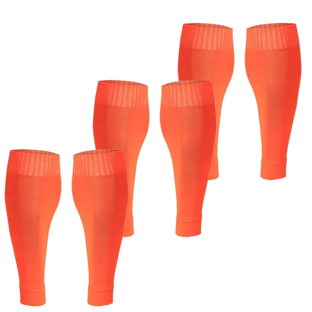 Fitliva Leg Sleeves - Grip Socks Alternative to Long Sports Socks - Multicolor (3/12 Pairs)