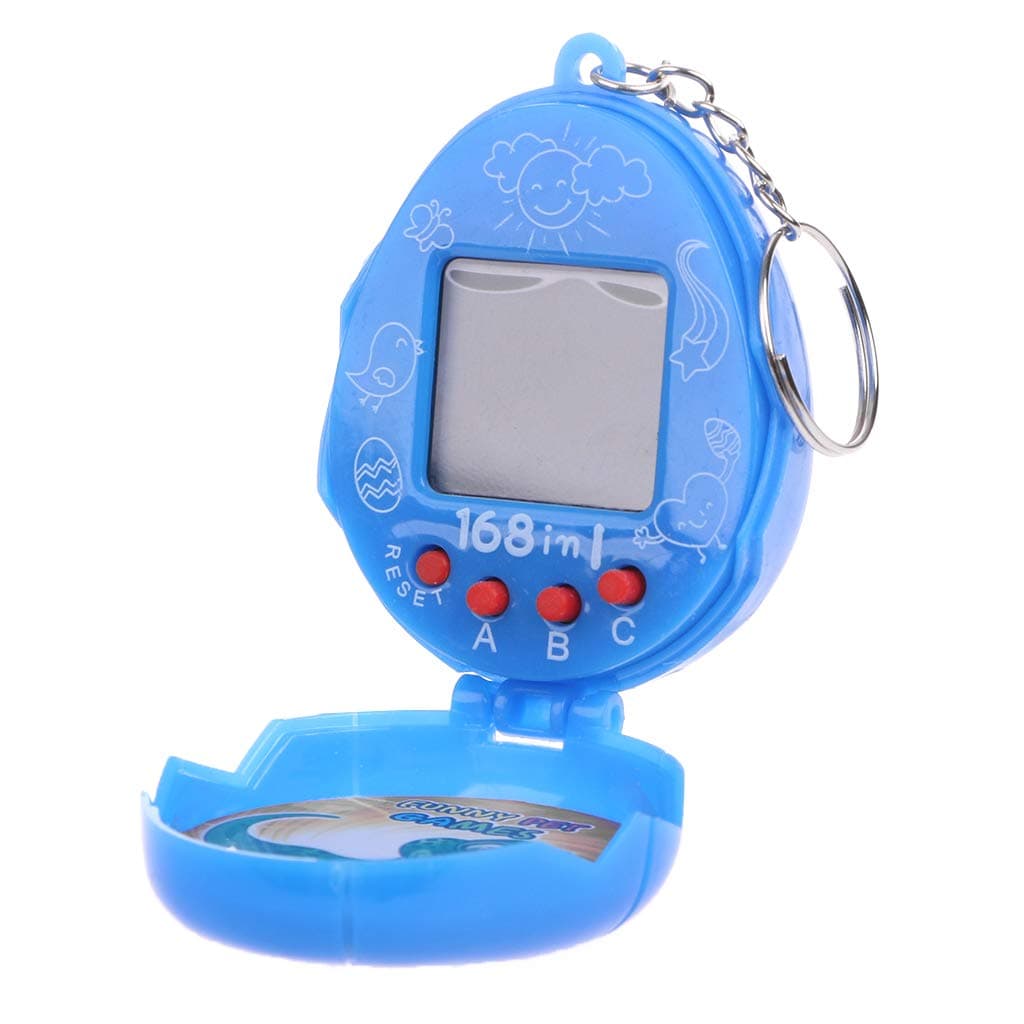 Yziss Virtual Cyber Pet Network Digital Retro Toy with Keychain 90s Nostalgic Machine
