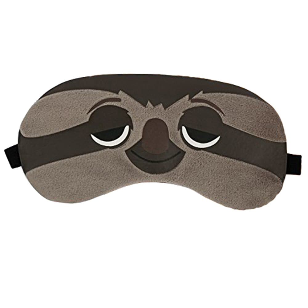 Grandey 1PCS Bunny/Tiger/Fox/Sloth Sleep Mask Rest Travel Relax Sleeping Aid Blindfold Ice Cover Eye Patch Sleeping Mask Case (Sloth)