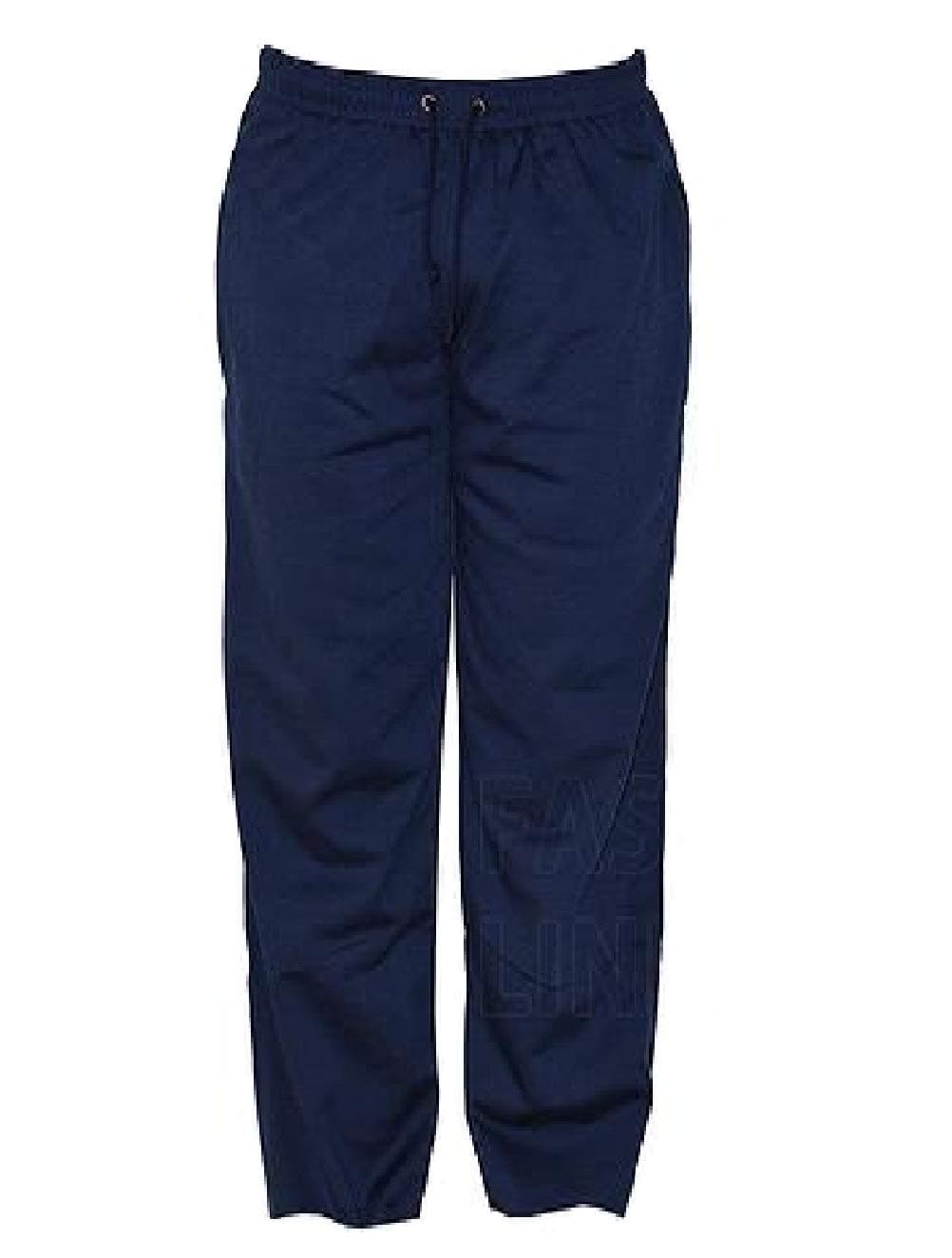 NewModel Mens Fleece Tracksuit Bottoms Jogging Gym Casual Trouser Pants (Medium, Navy)