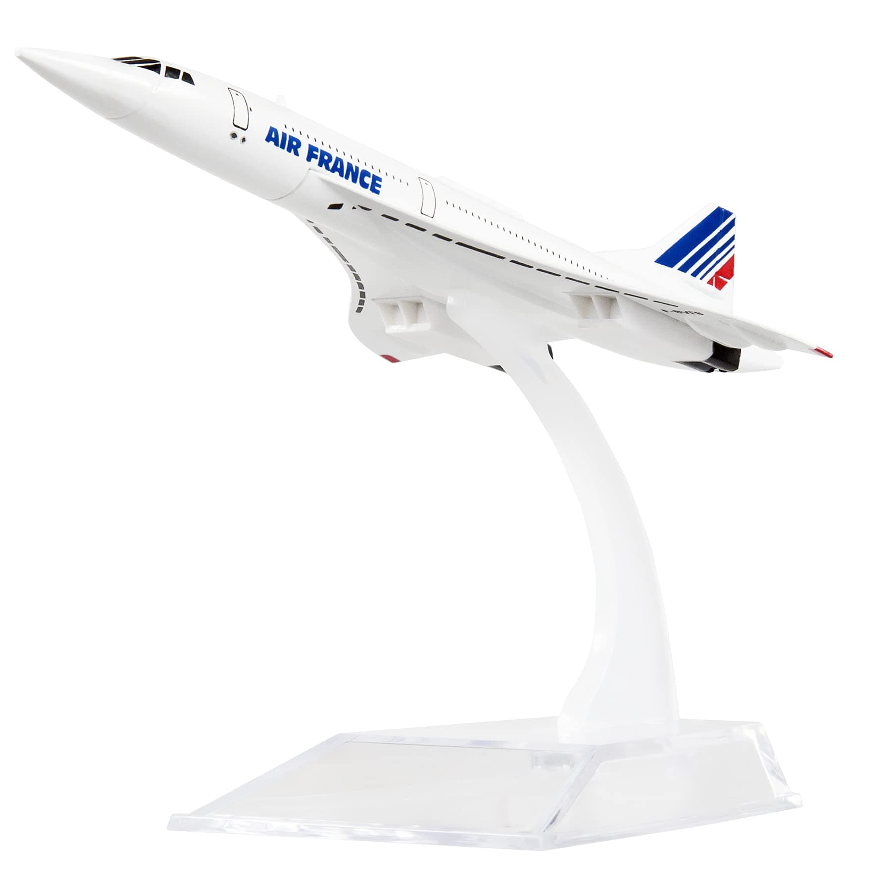 24-Hours The Air France F-BVFB Concorde Alloy Metal Souvenir Model Airplane