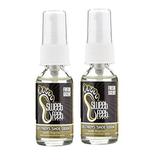 Set of 2 Shoe Deodorizing Spray - Sweet Feet Spray - Black Label