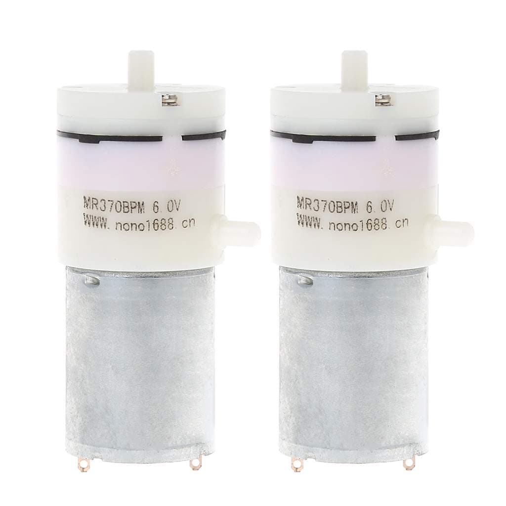 Keaiduoa 2pcs DC 3V-6V 5V 370 Motor Micro Oxygen Vacuum Air Pump for Aquarium Tank