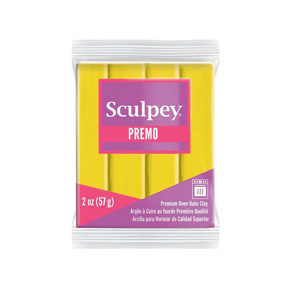 Sculpey Light-Weight Professional Crafting Clay, Yellow, Cadmium Hue