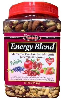 Energy Blend Edamame, Cranberries, Almonds & Pumpkin Kernels (Pack of 2)
