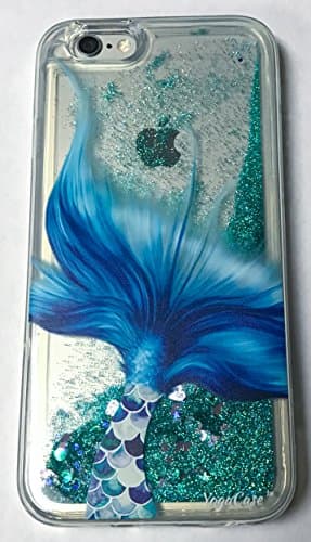 YogaCase LiquidGlitter Phone Case, Compatible with Oppo A57 (Mermaid Tale)