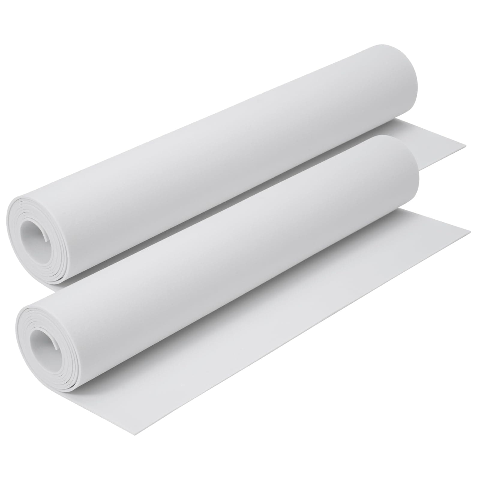 2Pcs EVA Foam 2mm, Cosplay Foam Roll 16 x 59in White