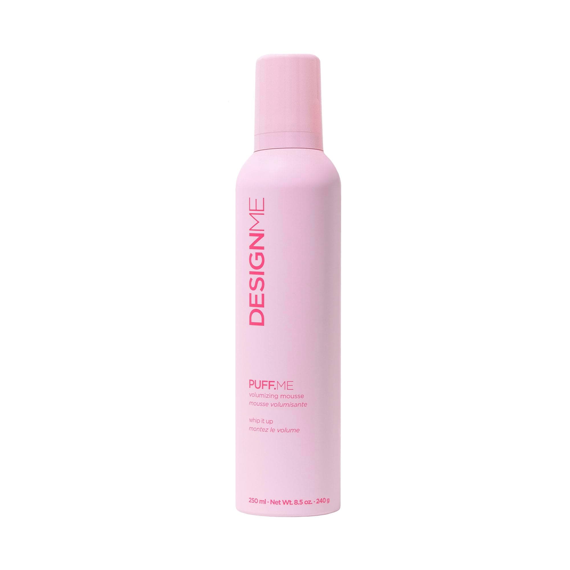 Design.Me PUFF.ME Hair Volumizing Mousse | Lightweight & Flexible Hold Hair Mousse for Curls, Waves, or Straight Hair | Paraben & Sulfate-Free Hair Volumizer for Fine Hair with Vitamin B5 & E, 250mL