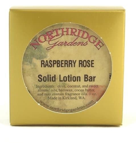 Raspberry Rose Solid Lotion Bar 1 Ounces