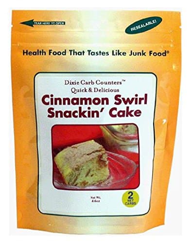Dixie Carb Counters Quick & Delicious Cinnamon Swirl Snackin' Cake