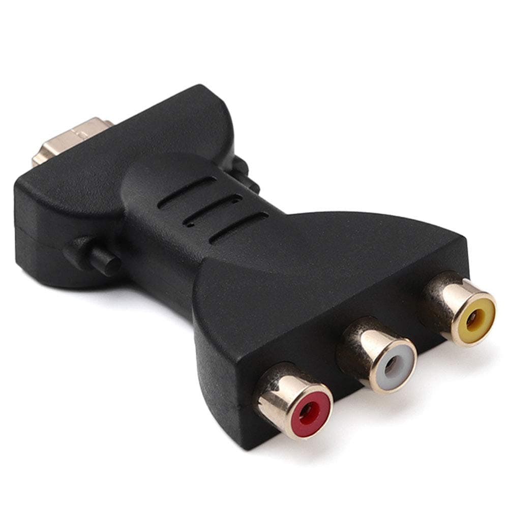 Bodhi200 HDMI to RCA Adapter, HDMI Male Connector to 3 RCA Female Video AV Adapter Converter for HDTV DVD