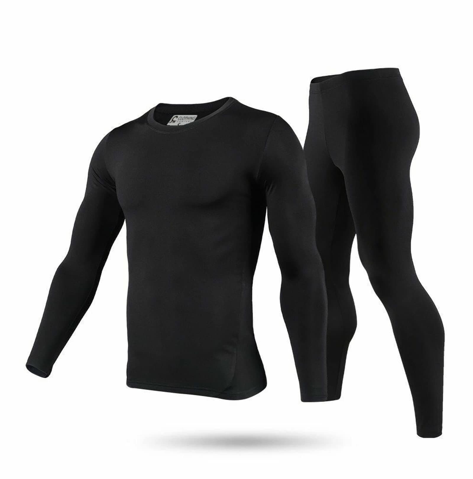 9M Clothing Company9M Men's Ultra Soft Thermal Underwear Base Layer Long Johns Set with Fleece Lined