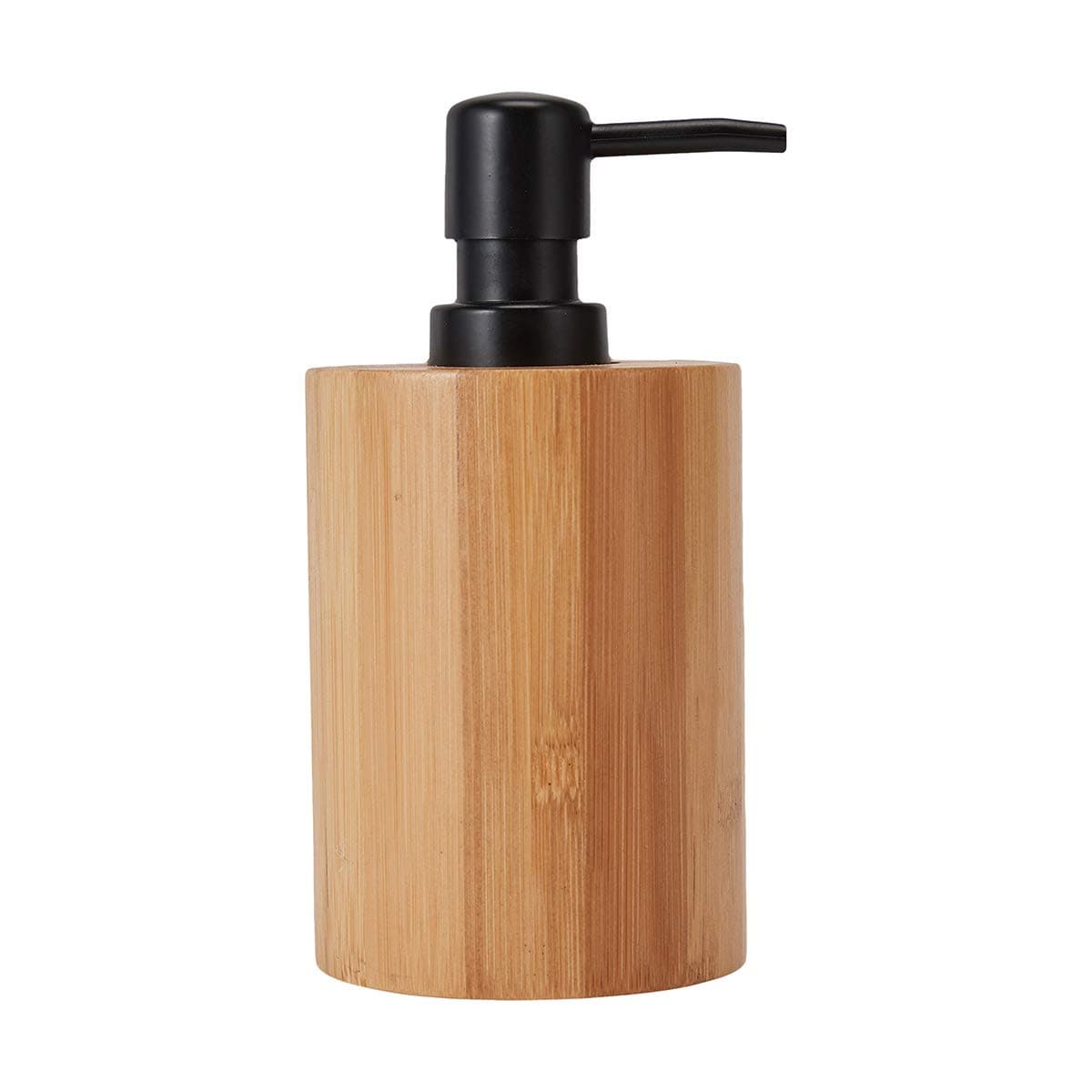 Bamboo Hand Soap Dispenser, Liquid Soap Dispenser Lotion Dispenser Bottle, Refillable Liquid Soap Dispenser for Kitchen Bathroom Washroom
