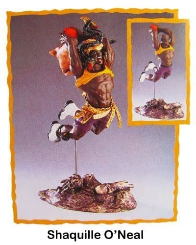 Shaquille O'Neal Basketball Legend Sports Warriors Action Figure & AccessoriesRARE