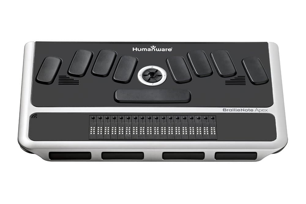 HumanWare BrailleNote Apex BT 18 Braille Notetaker