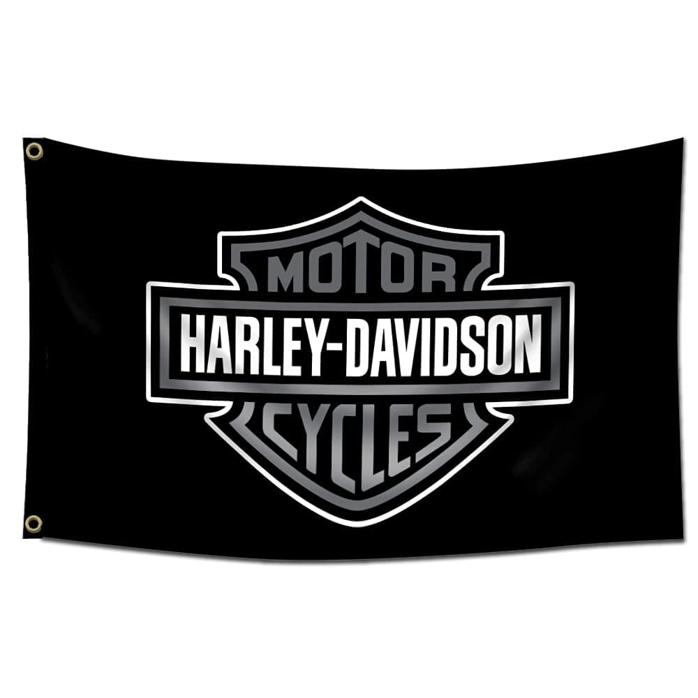 KasflagMotorcyble Banner Davidson Flag (3x5 Feet,Vivid Color, Durable 150D Polyester) For College Dorm Man Cave