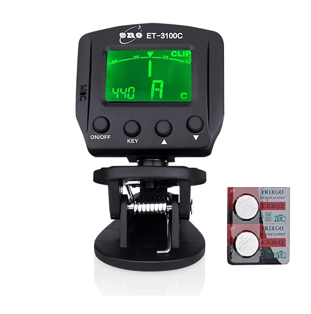 17 Keys Thumb Piano Tuner Clip on Chromatic Tuner Kalimba Tuner