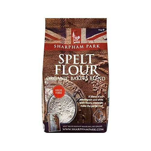 Sharpham Park Spelt Flour Organic Bakers Blend 1kg - Pack of 4