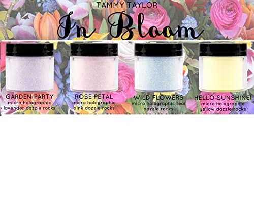 Tammy Taylor Nail - Prizma Powderz Dazzle Rock Limited Edition "IN BLOOM" Collection - 4 Colors