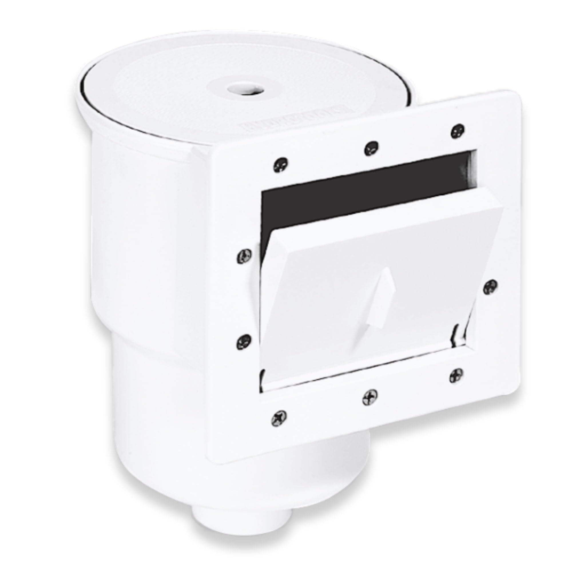 Swimline HYDROTOOLS Standard ABS Thru-Wall Skimmer Kit, White - Includes Return Fitting and Vacuum Plate, Maintenance Accessories for Above Ground and Backyard Deck Swimming Pools