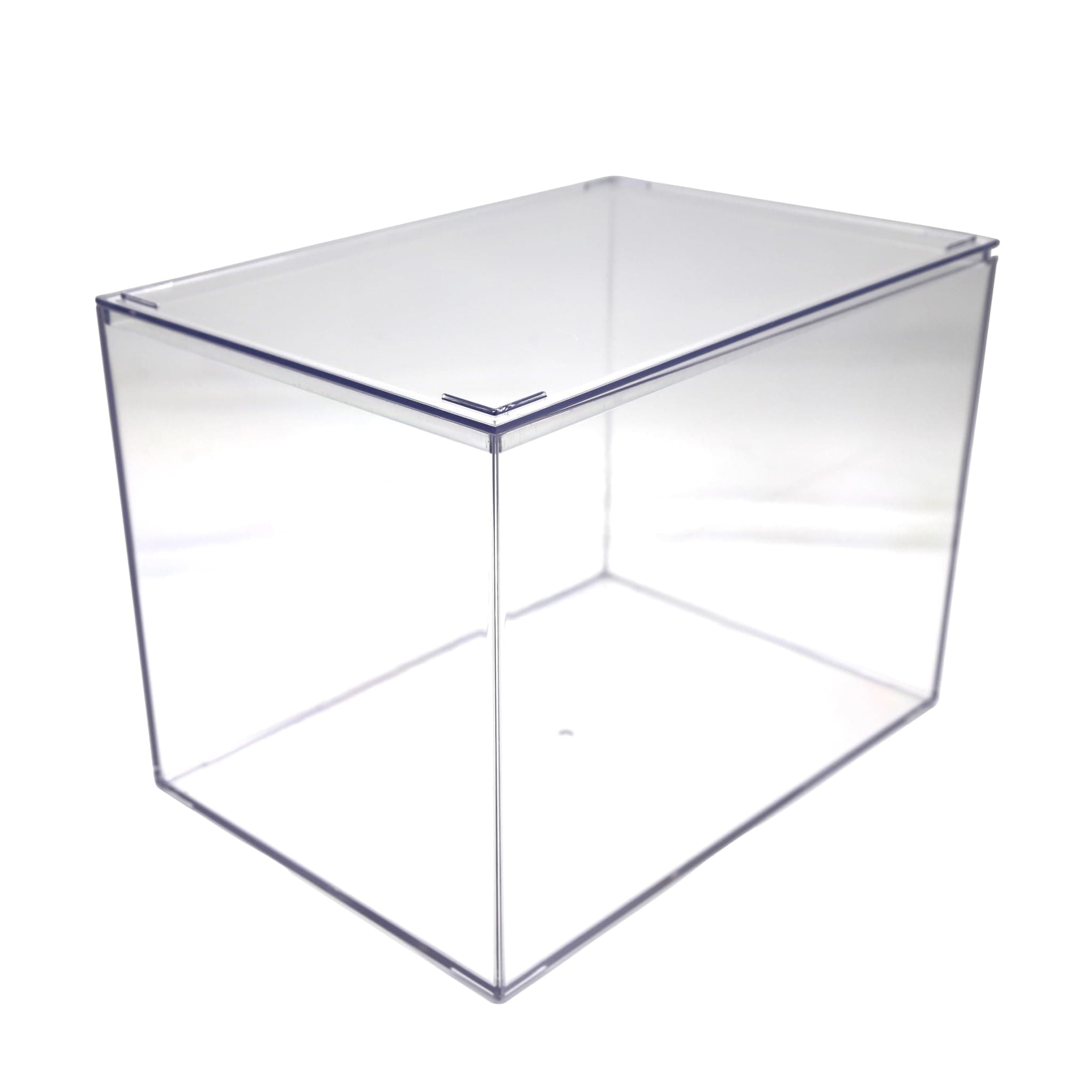 1 Clear Acrylic Box with Lid, 12.5"L x 8.5"W x 8.5"H, Made in USA, Clear Display Case for Sports Memorabilia, Diorama Box or Plastic Box for Collectibles
