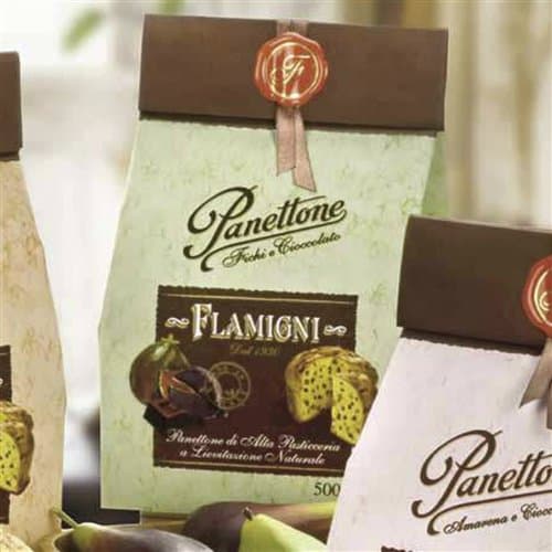 Flamigni Fig and Chocolate Panettone 500g