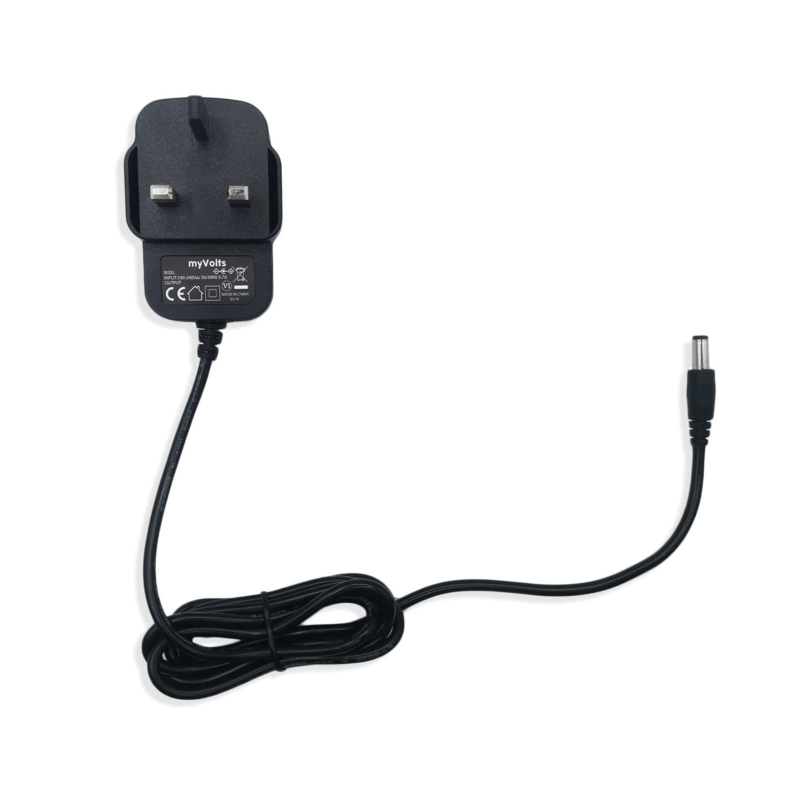 myVolts 12V power supply adaptor compatible with Western Digital S018EM1200150 PSU part - UK plug