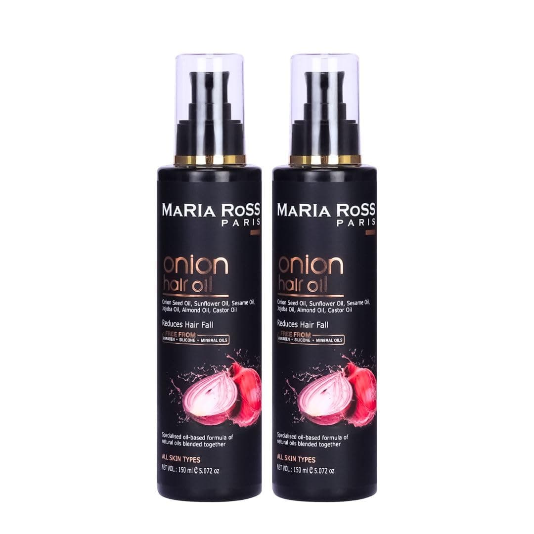 Maria Ross Onion OilCombo for hair growth and hair fall control with almond and coconut oil